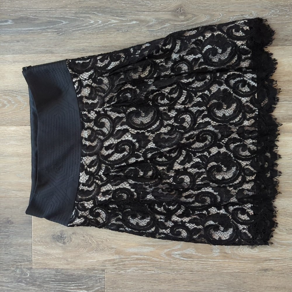 Karen Millen Black Lace Skirt